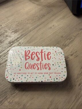 Bestie Questies Card Game
“52 Questions to Get to Know Your Best Friends